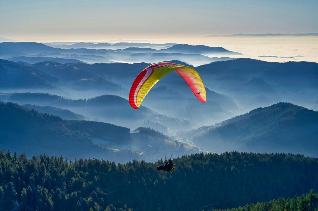 Paragliding in india