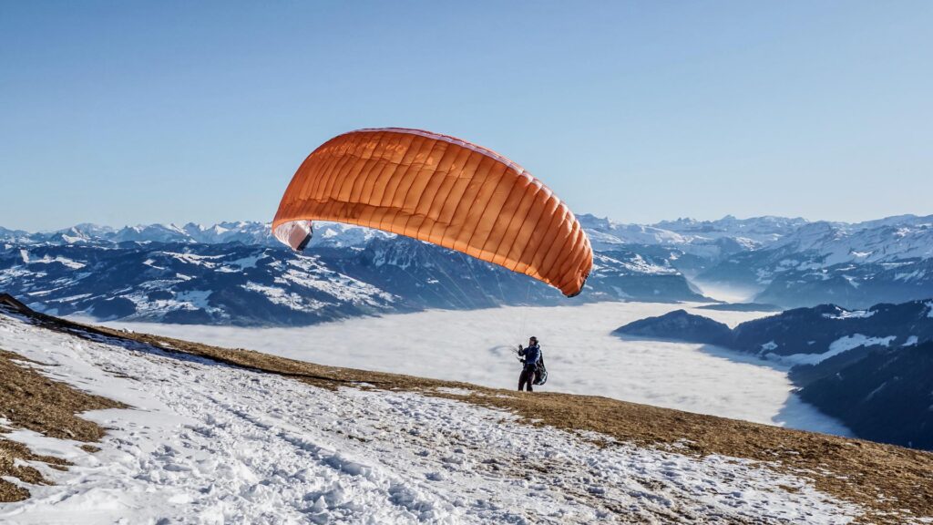 Paragliding in india