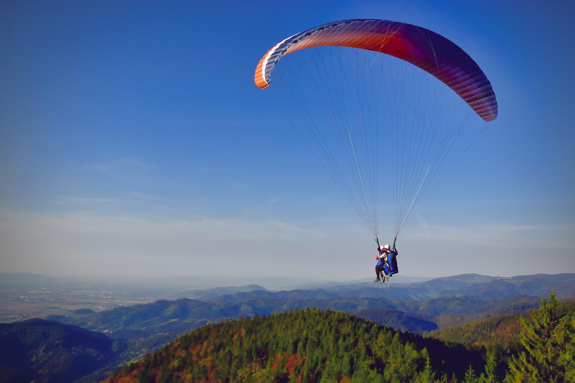 Paragliding in india